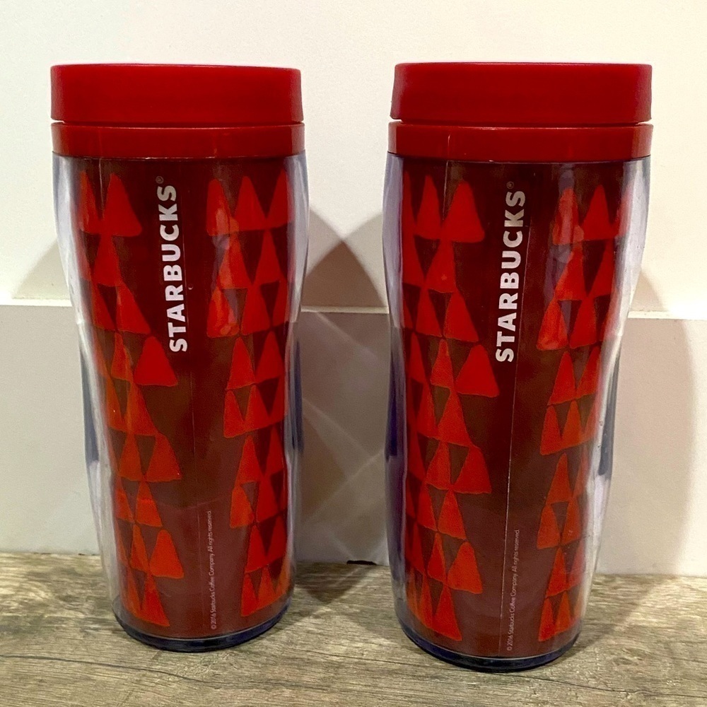 Starbucks Red Holiday Travel Tumbler Duo